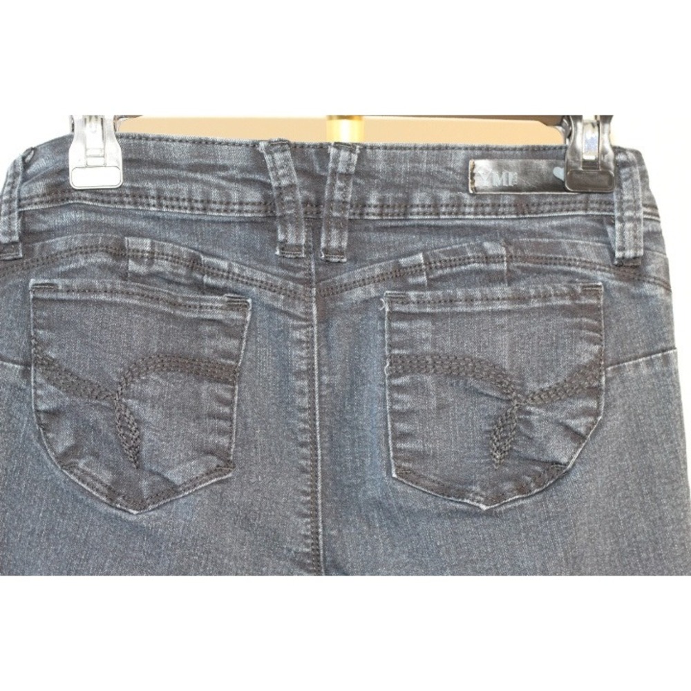 YMI WannaBettaButt Dark Wash Skinny Jeans Blue Denim Womens Size 7 - Picture 3 of 8
